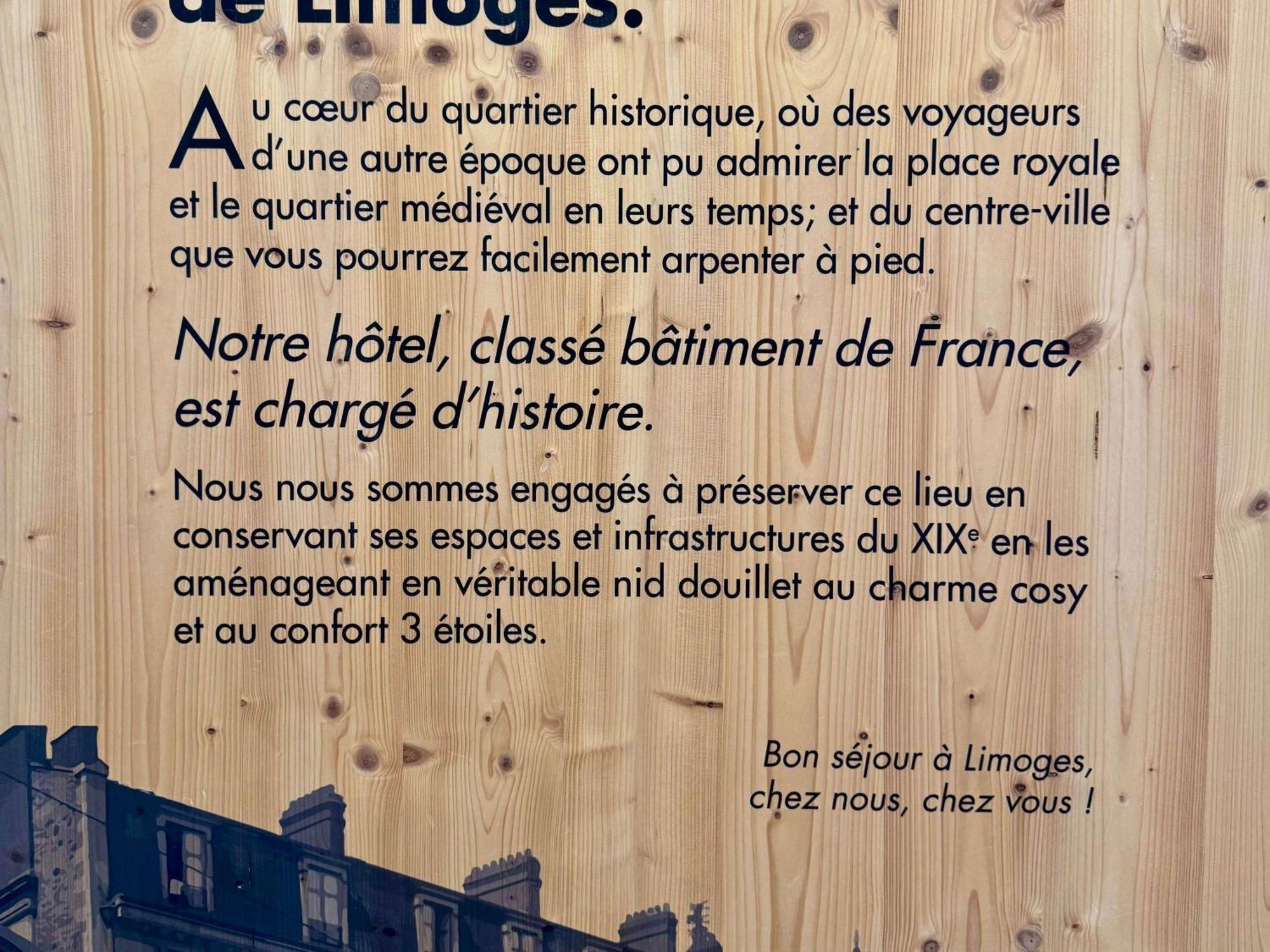 Ibis Limoges Centre Hotel Eksteriør billede